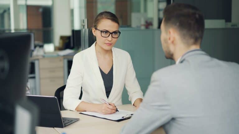 Entretien de recrutement mené par un cabinet spécialisé